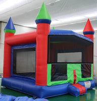 Rainbow Commercial Grade Inflatable Bounce House - Only Inflatables