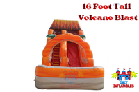 Volcano Lava Blast Inflatable Water Slide With Pool - Only Inflatables