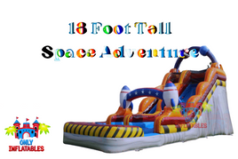 Space Adventure Inflatable Water Slide with pool - Only Inflatables