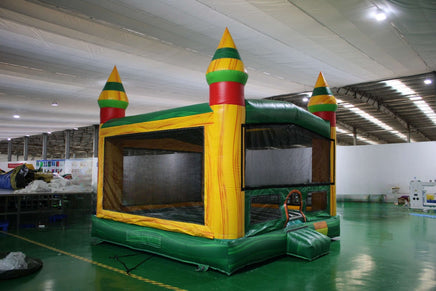 Fiesta Inflatable Bounce House with Basketball Hoop - Only Inflatables